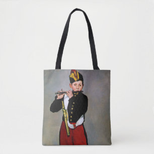 Young Flautist, The Fifer, Edouard Manet, 1866 Tote Bag