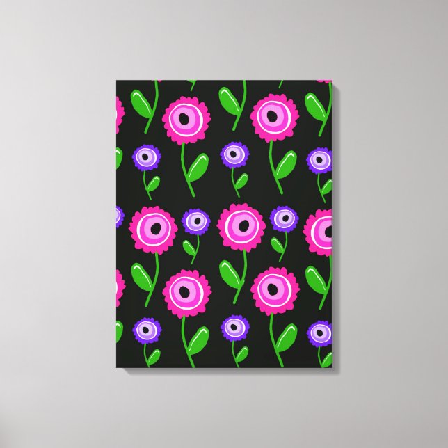 Young Florals Canvas Print (Front)