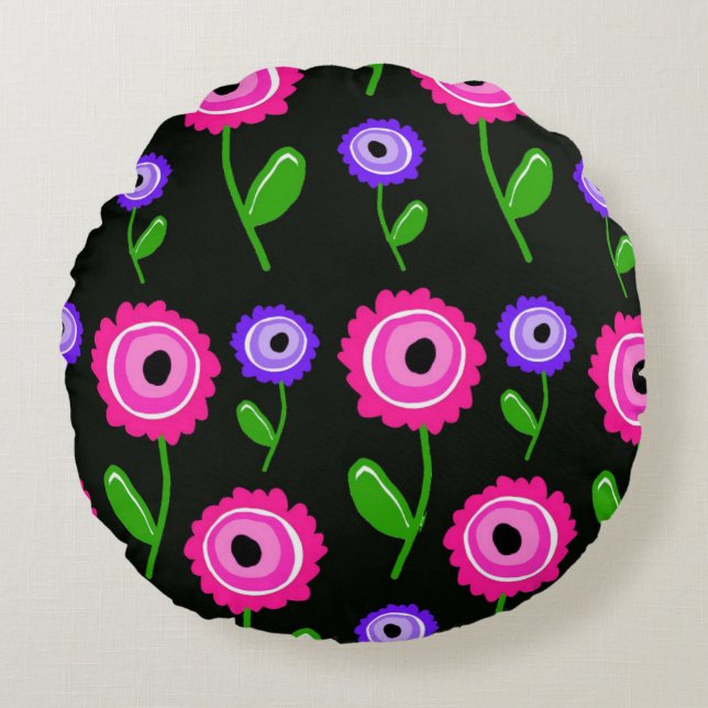 Young Florals Round Cushion (Front)