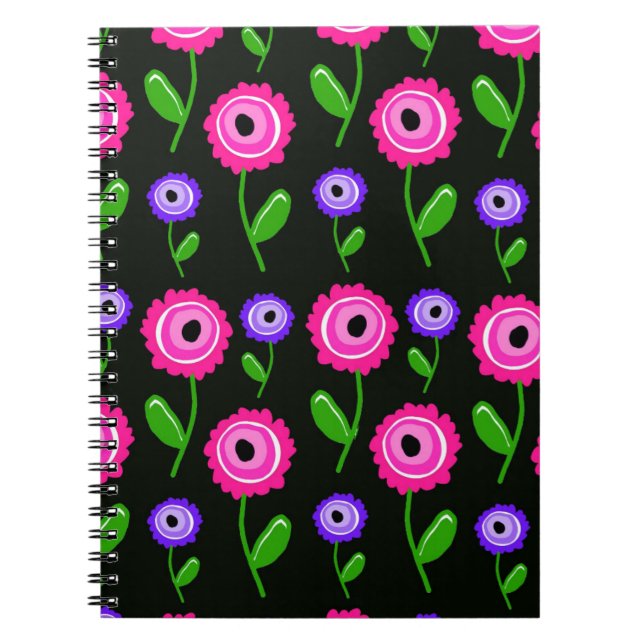Young Florals Spiral Notebook (Front)