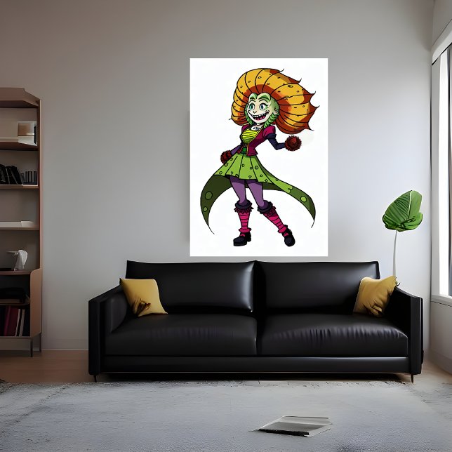 young flower Girl | AI Art Poster (Creator Uploaded)