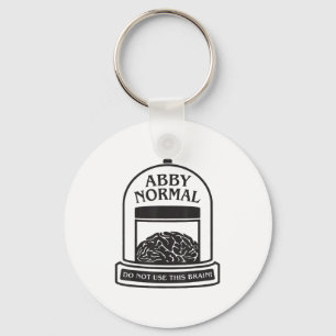 Young Frankenstein Abby Normal Funny Halloween _3 Key Ring