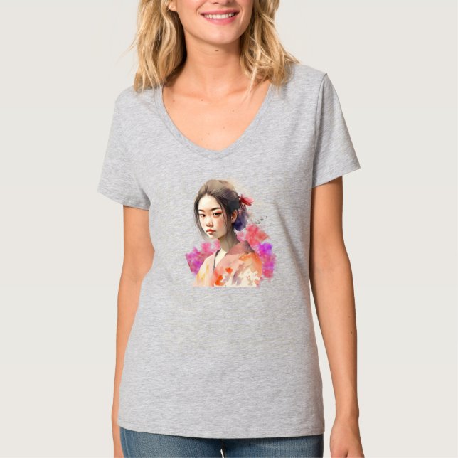 Young Geisha T-Shirt (Front)