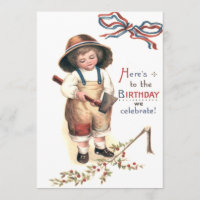 Young George Washington Chopping Down Cherry Tree