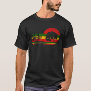 Young Gifted & Black History Month Afro Woman BLM T-Shirt