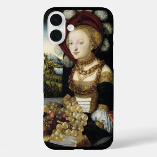 YOUNG GIRL ,ANTIQUE VINEYARD GRAPES AND WINE iPhone 16 PLUS CASE