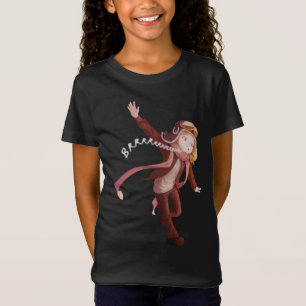 Young girl aviator playing – Airplanes T-Shirt