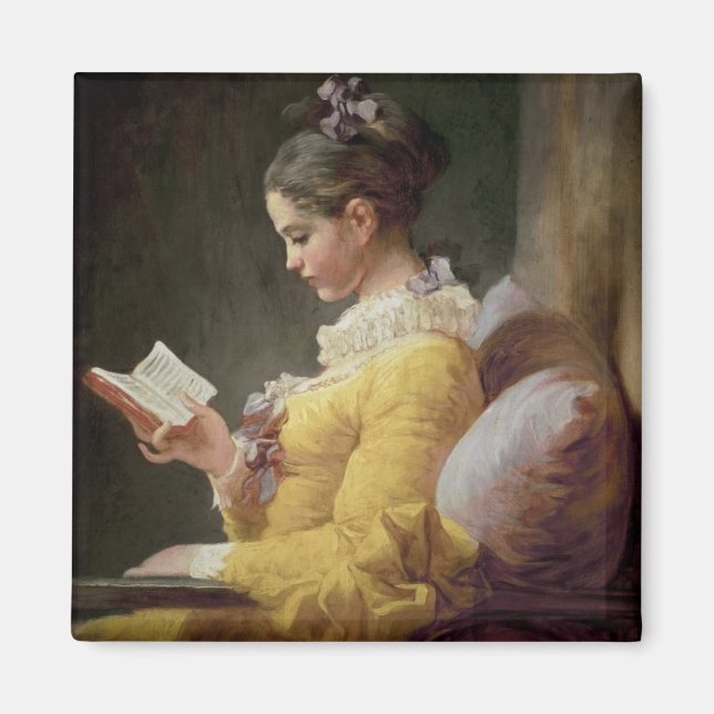 Young Girl Reading, c.1776 Magnet (Front)