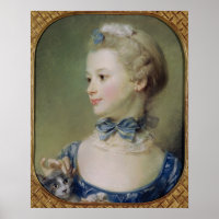 Young Girl with a Cat