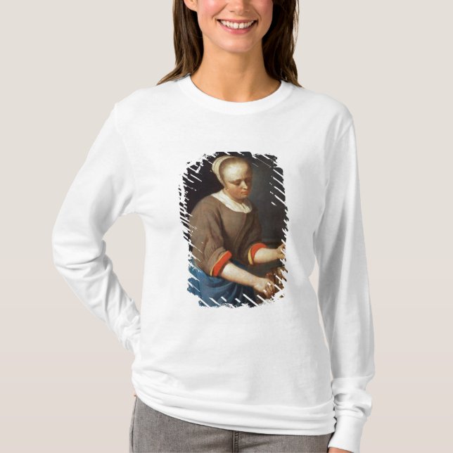Young girl with a pestle and mortar T-Shirt (Front)