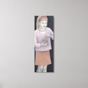 Young Girl with Sweets 2007 Canvas Print