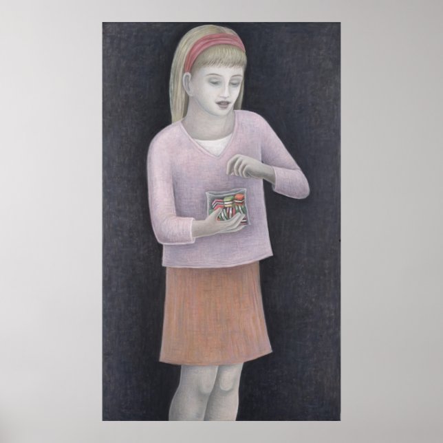 Young Girl with Sweets 2007 Poster (Front)