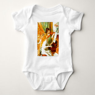 Young Girls at the Piano Baby Bodysuit