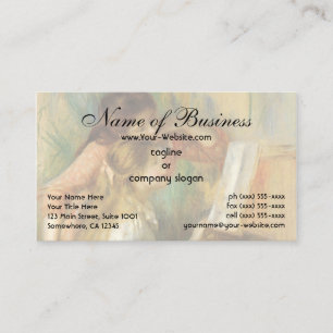 Young Girls at the Piano by Pierre Auguste Renoir Business Card