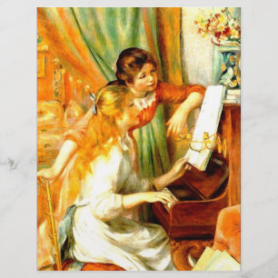 Young Girls at the Piano Flyer