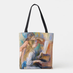 Young Girls at the Piano, Renoir Tote Bag