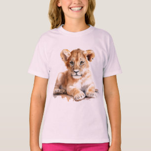 Young girls lion cub t-shirt