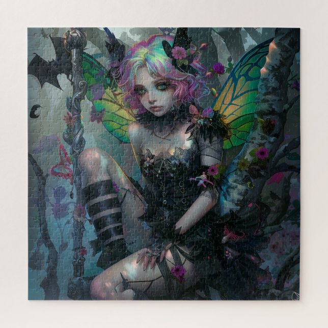 Young Gothic Fairy Jigsaw Puzzle (Vertical)