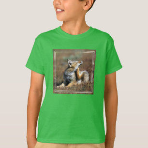 Young Grey Fox at Torres Del Paine National Park T-Shirt