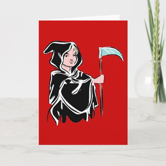 Young Grim Reaper Card (Front)
