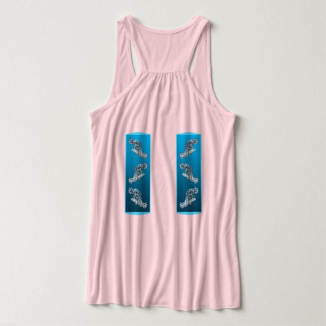 Young Grouper - Design gradient blue background |  Singlet (Design Back)