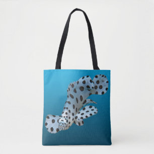 Young Grouper - Gradient blue background    Tote Bag