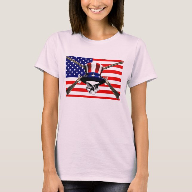 Young Gun Conservative logo T Shirt (Front)