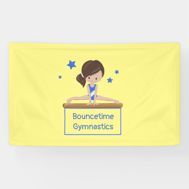Young Gymnast Academy School Class Custom   Banner (Horizontal)