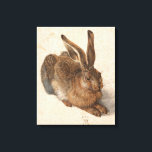 Young Hare | Albrecht Dürer Canvas Print<br><div class="desc">Albrecht Dürer’s Young Hare (1502) is a meticulously detailed watercolor painting showcasing a lifelike depiction of a hare. Renowned for its extraordinary realism, the artwork captures the texture of the hare’s fur, the delicate light in its eyes, and the subtle play of shadows. This masterpiece demonstrates Dürer’s skill in observation...</div>