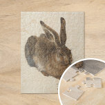 Young Hare | Albrecht Dürer Jigsaw Puzzle<br><div class="desc">Albrecht Dürer’s Young Hare (1502) is a meticulously detailed watercolor painting showcasing a lifelike depiction of a hare. Renowned for its extraordinary realism, the artwork captures the texture of the hare’s fur, the delicate light in its eyes, and the subtle play of shadows. This masterpiece demonstrates Dürer’s skill in observation...</div>