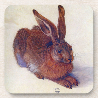 Young Hare by Albrecht Durer, Renaissance Fine Art Coaster