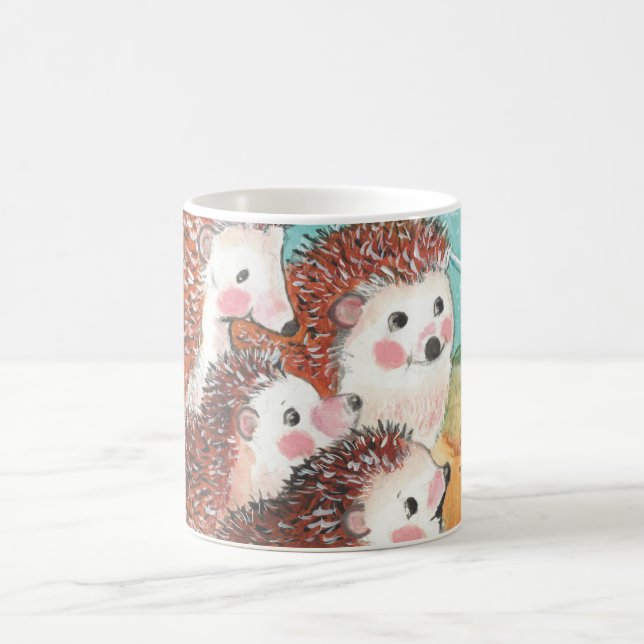 Young Hedgehogs   Coffee Mug (Center)