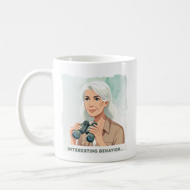 Young Jane the scientist and anthropologist Coffee Mug (Left)