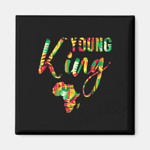 Young King Afican Map African Kente Boys Men Littl Magnet
