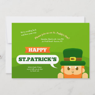 Young Leprechaun St. Patrick's Day Invitation