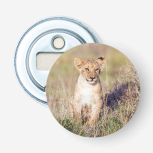 Young lion bottle opener