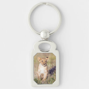 Young lion key ring