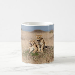 Young lions coffee mug