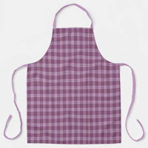 Young Love-Lilac Plum Plaid Apron