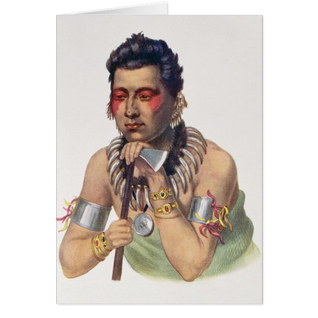 Young Ma-Has-Ka, Chief of the Iowas (Front)