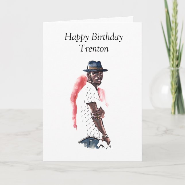Young Man Birthday Card (Front)