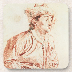 Young Man in Oriental Costume (drawing) Coaster