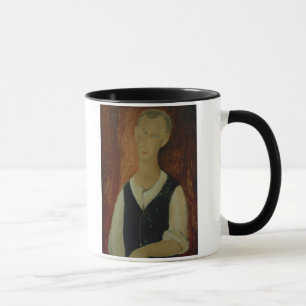 Young Man with a Black Waistcoat, 1912 (oil on can Mug