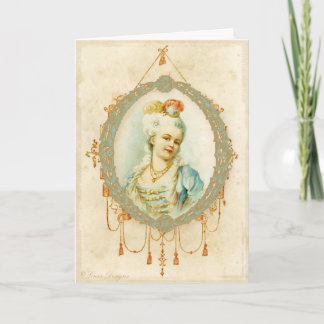 Young Marie Antoinette Greeting Card