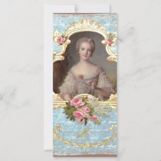 Young Marie Antoinette n Roses Rack Card