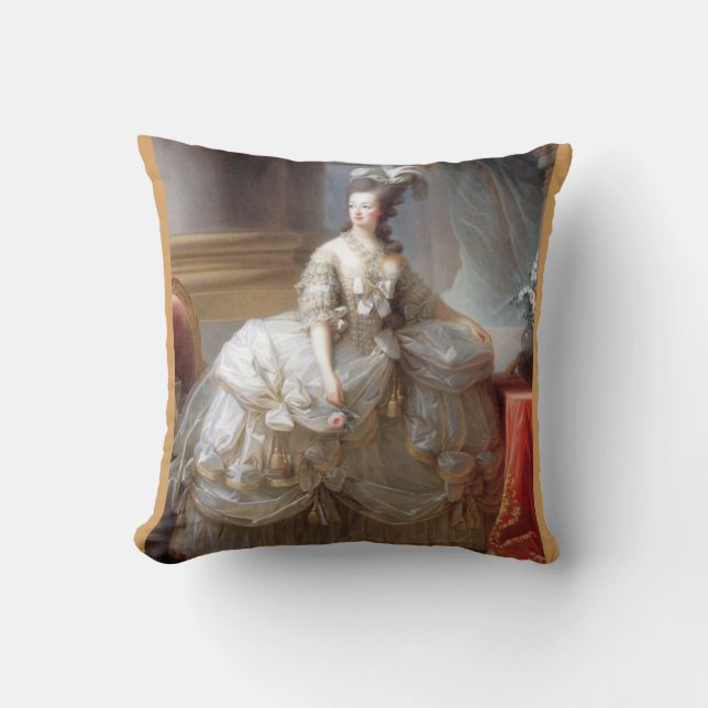 Young Marie Antoinette Pillow Cushion (Front)