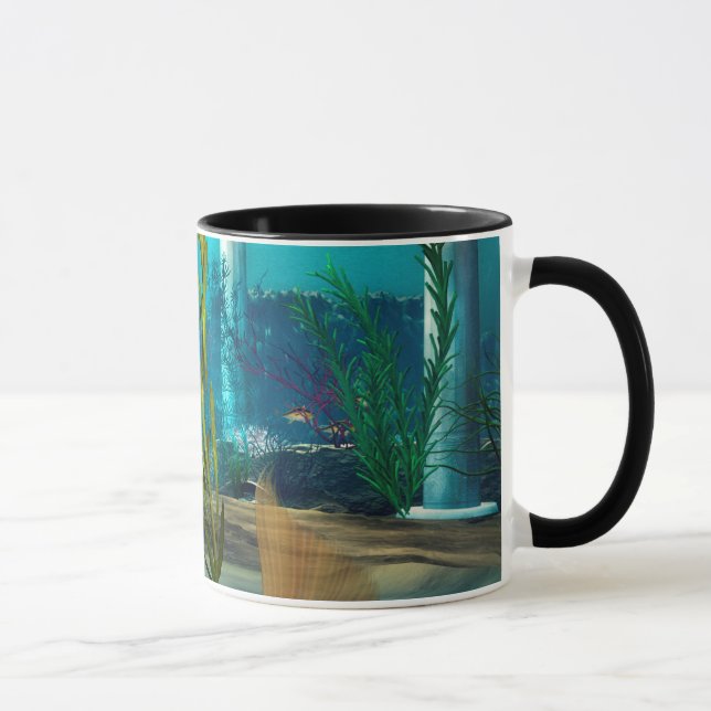 Young Mermaid Underwater Fantasy for Kids Mug (Right)