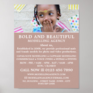 Young Model, Modelling Agency, Model Agent Poster