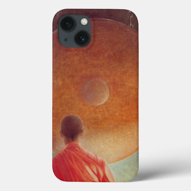 Young Monk with Gong Case-Mate iPhone Case (Back)