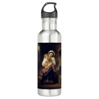 Young Mother Gazing At Her Child 710 Ml Water Bottle